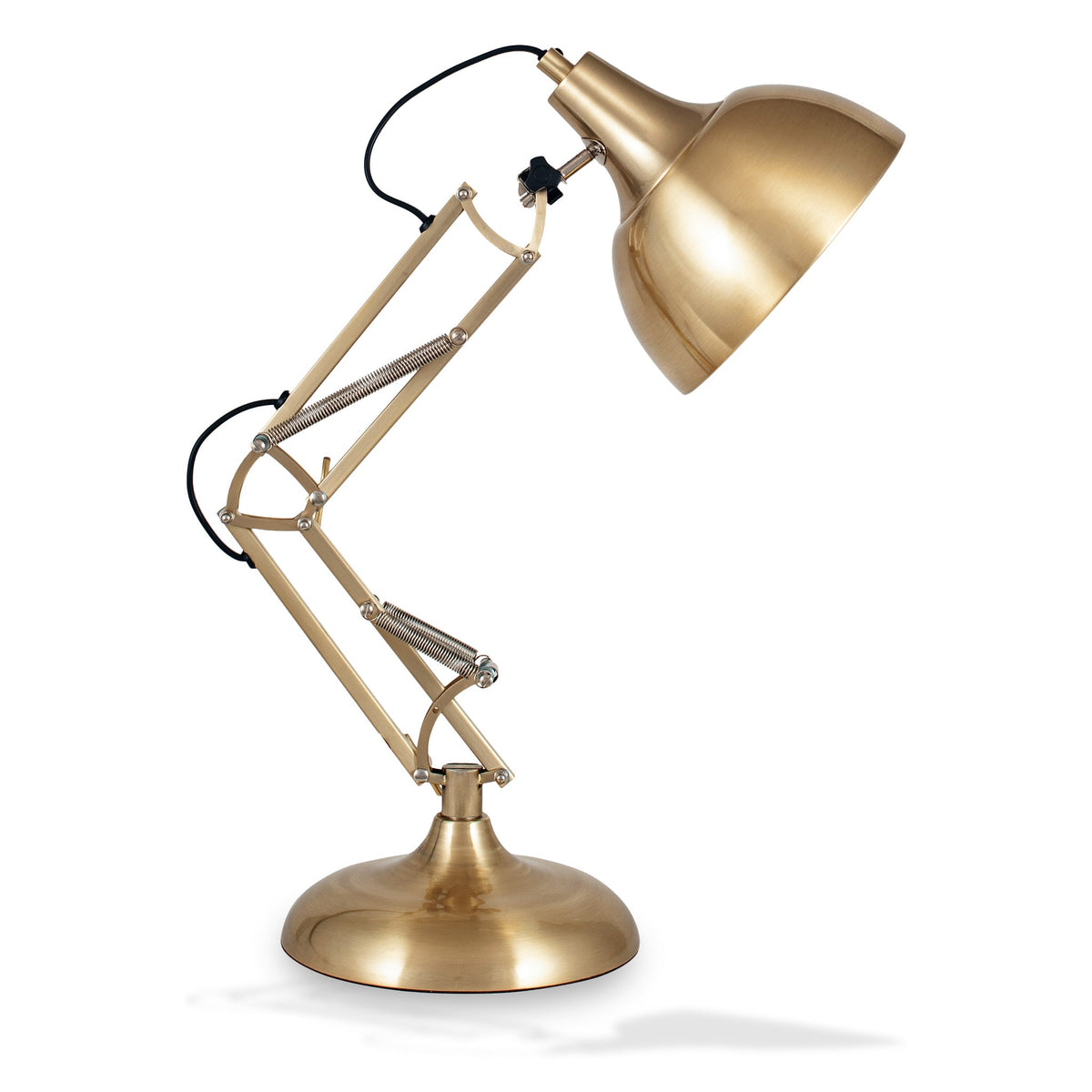 Alonzo Brass Metal Task Table Bedroom Lamp