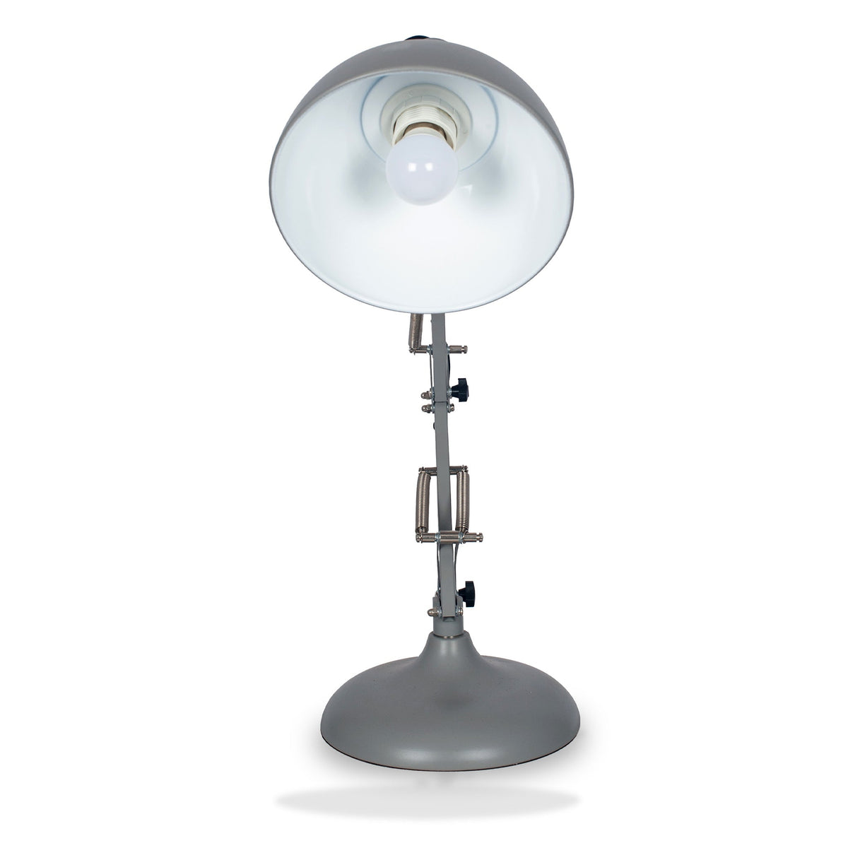 Alonzo Grey Metal Adjustable Task Table Lamp