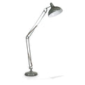 Alonzo Grey Painted Oversize Task Floor Lamp from Roseland Furniture