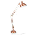 Alonzo Brushed Copper Metal Task Floor Lamp from Roseland Furniture