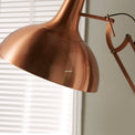 Alonzo Brushed Copper Metal Task Floor Lamp