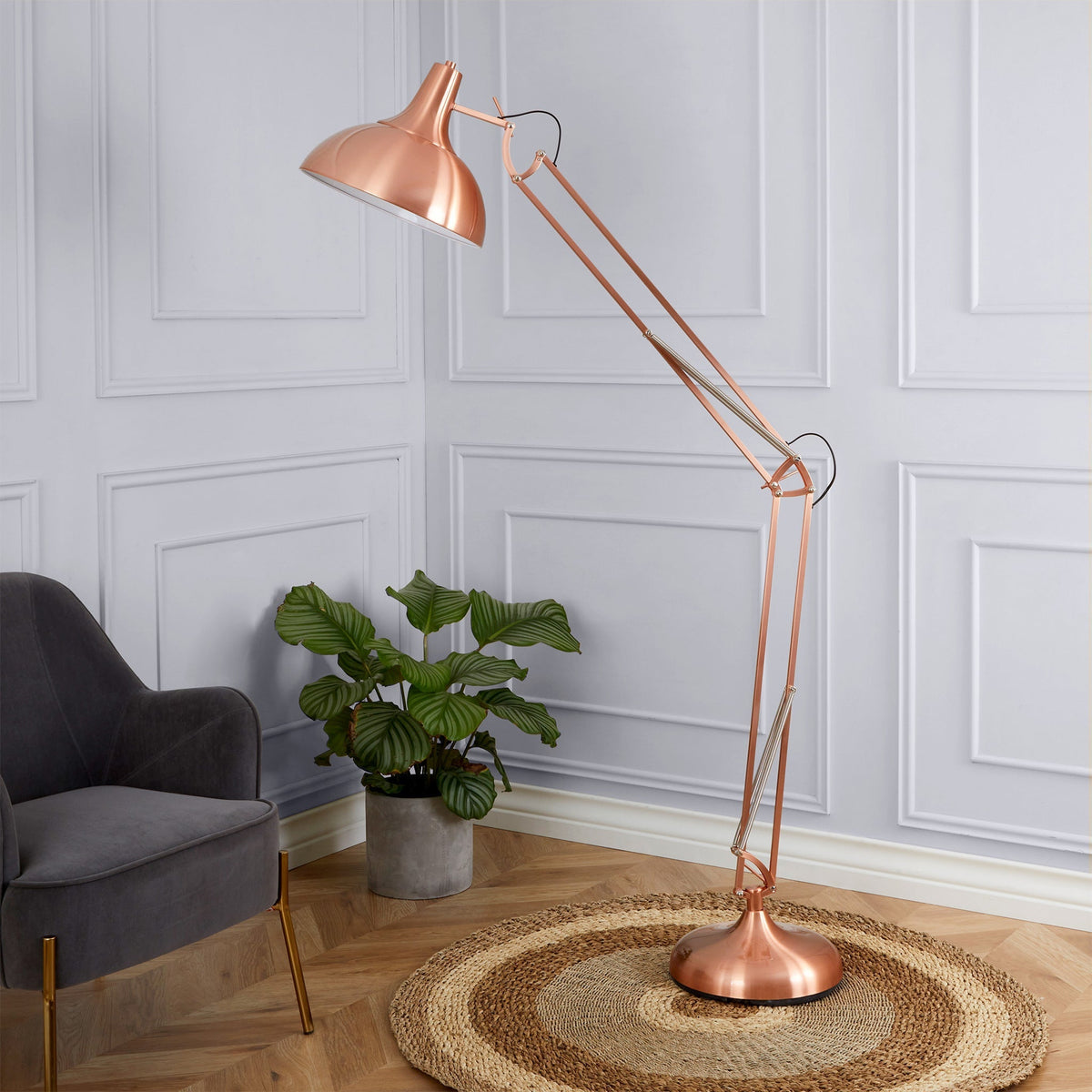 Alonzo Metal Task Floor Lamp