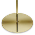 Asterope White Orb and Gold Metal Floor Lamp