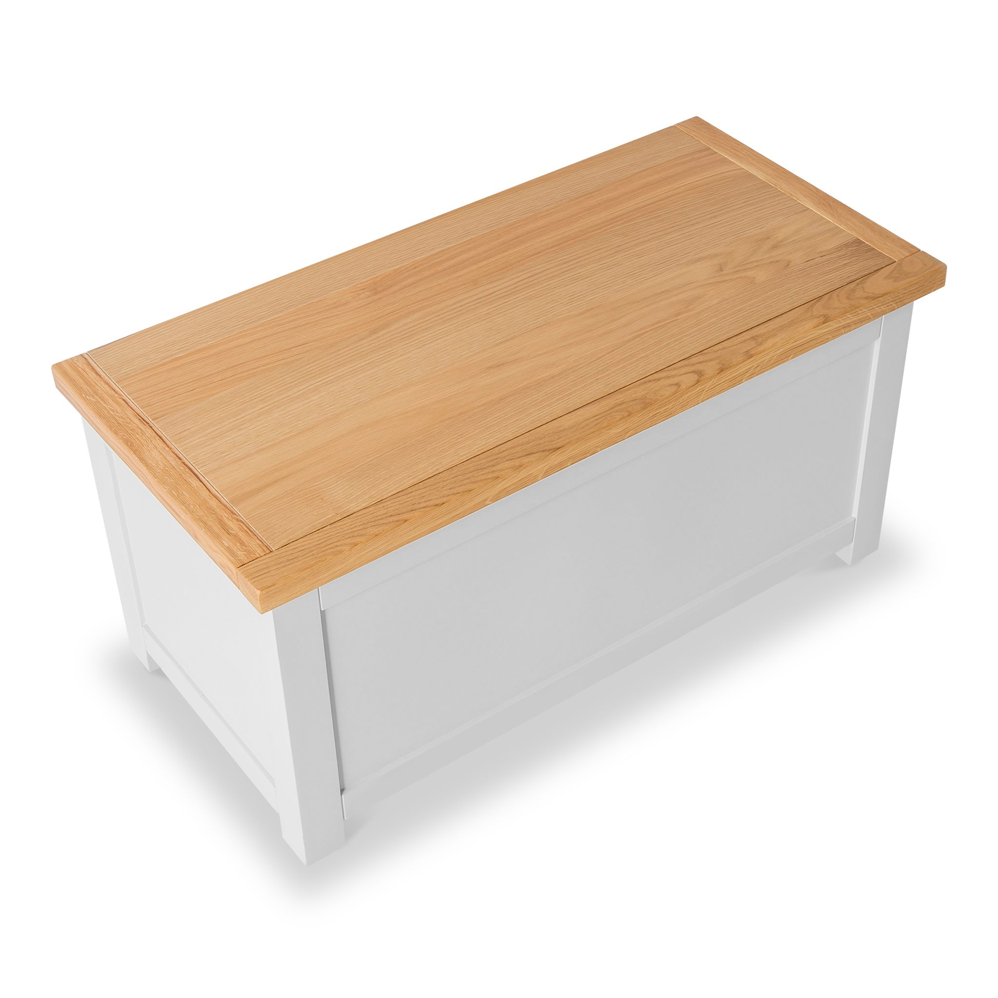 Grey painted oak blanket boxes deals