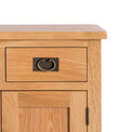 Surrey Oak Mini Sideboard - Close up of top