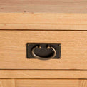 Surrey Oak Mini Sideboard - Close up of Drawer Front