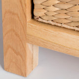 London Oak Tallboy with Baskets