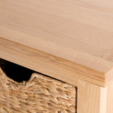 London Oak Tallboy with Baskets