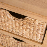 London Oak Tallboy with Baskets