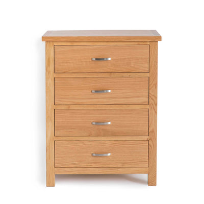 London Oak 4 Drawer Chest