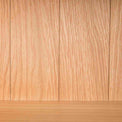Surrey Oak Mini Bookcase - Close up of back panelling