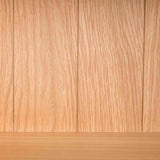 Surrey Oak Mini Bookcase - Close up of back panelling