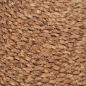 Woven Light Brown Water Hyacinth Round Rug