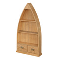 Lanner Oak Boat Bookcase