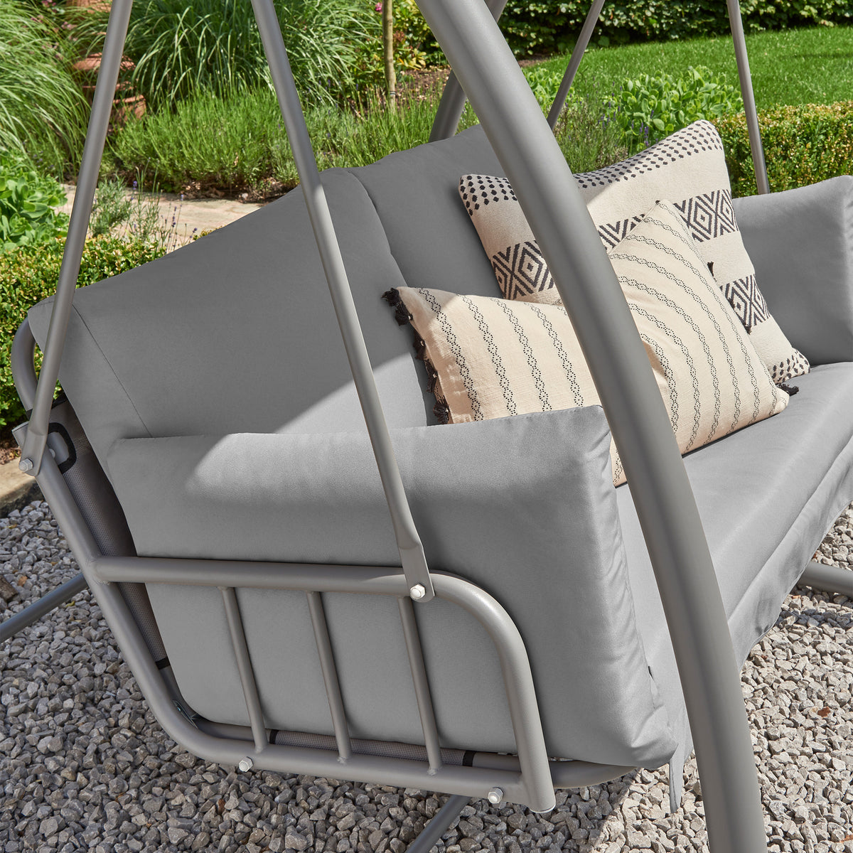 Newmarket 2 Person Grey Swing Seat