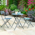 Comfort Dark Grey Round Bistro Set