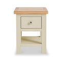 Farrow Grey Side Lamp Table with Storage Drawer