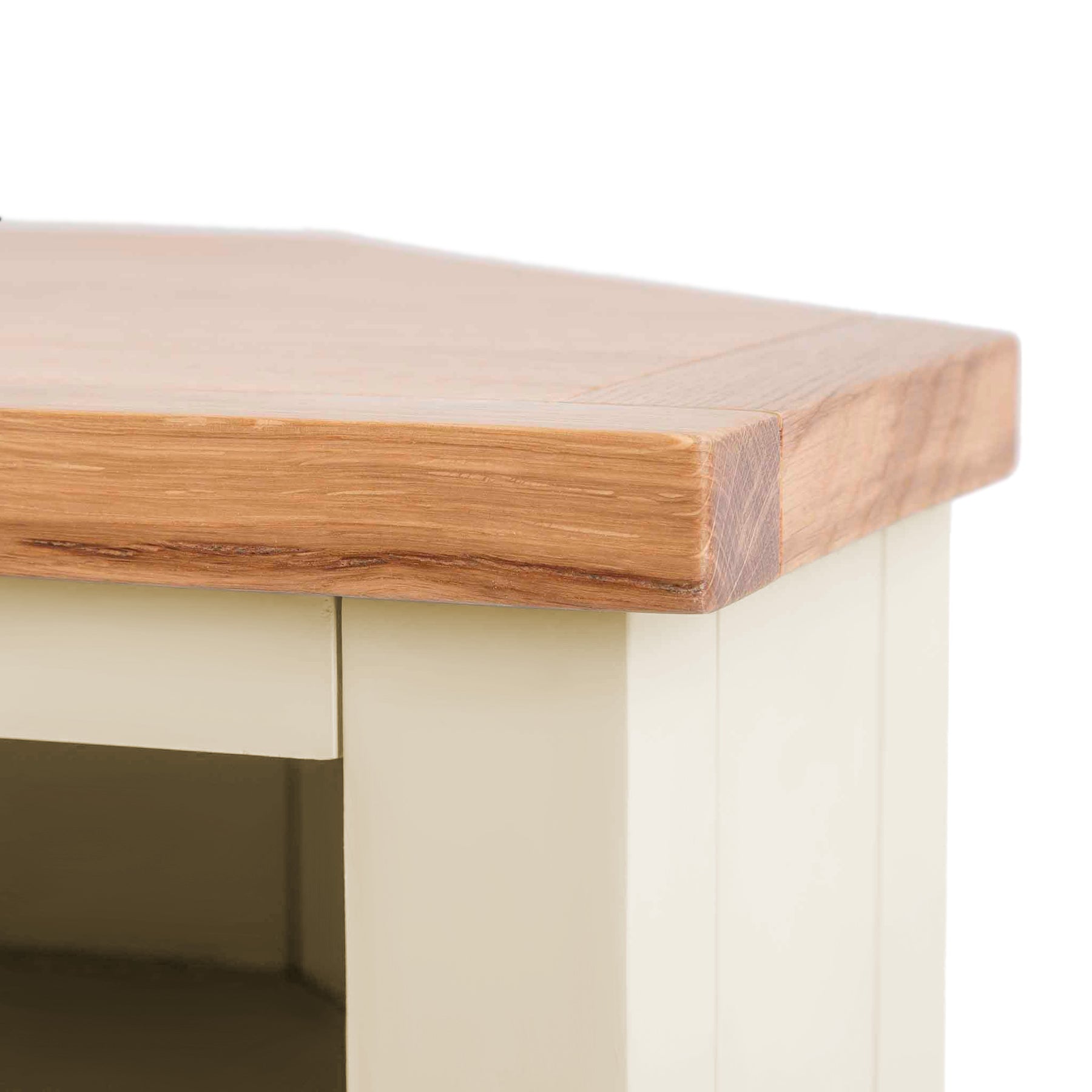 Farrow Cream Corner TV Stand by Roseland Furniture - Top of Cabinet