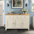 Farrow Cream Large Sideboard Cabinet by Roseland Furniture