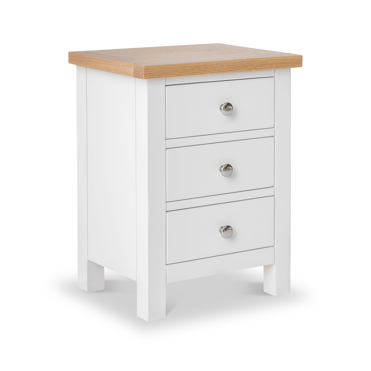 Farrow White Bedside Table from Roseland