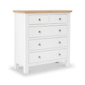 Farrow White 2 Over 3 Chest Of Drawers from Roseland Furniture