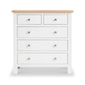 Farrow White 2 Over 3 Chest Of Drawers