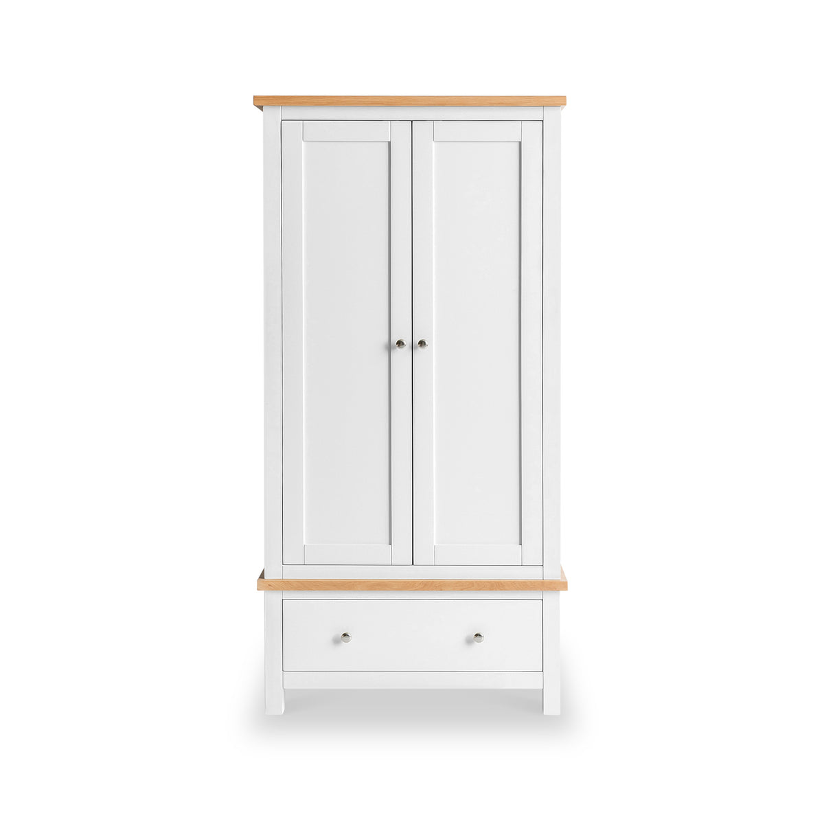 Farrow White 2 Door Double Wardrobe