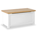 Farrow White Blanket Box from Roseland Furniture