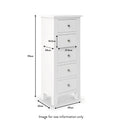 Cornish 5 Drawer Tallboy