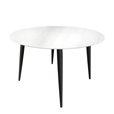 Claude Faux Marble Round Dining Table