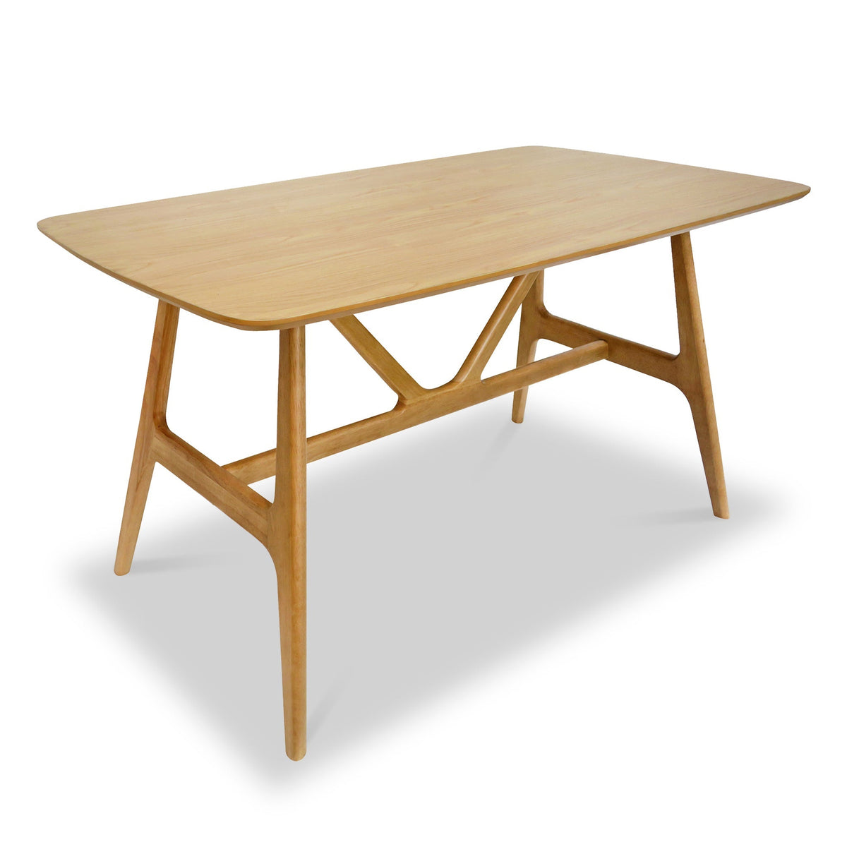 Ronnie Oak Rectangular Dining Table from Roseland Furniture