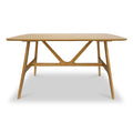 Ronnie Oak Rectangular Dining Table