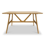 Ronnie Oak Rectangular Dining Table