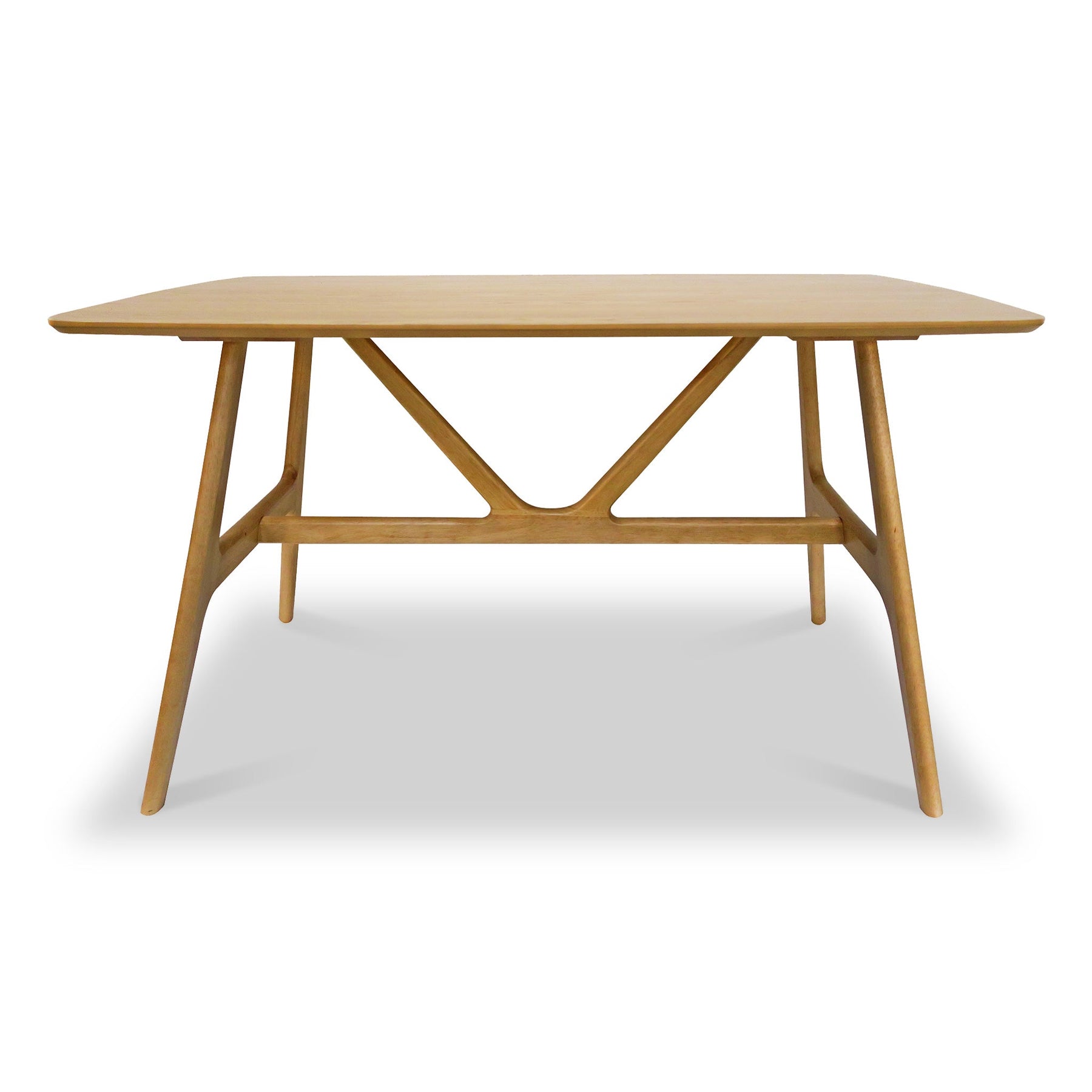 Ronnie Oak Rectangular Dining Table