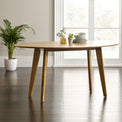 Fabio Wooden Oval Dining Table for dining room