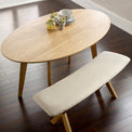 Fabio Wooden Oval Dining Table for up to 6