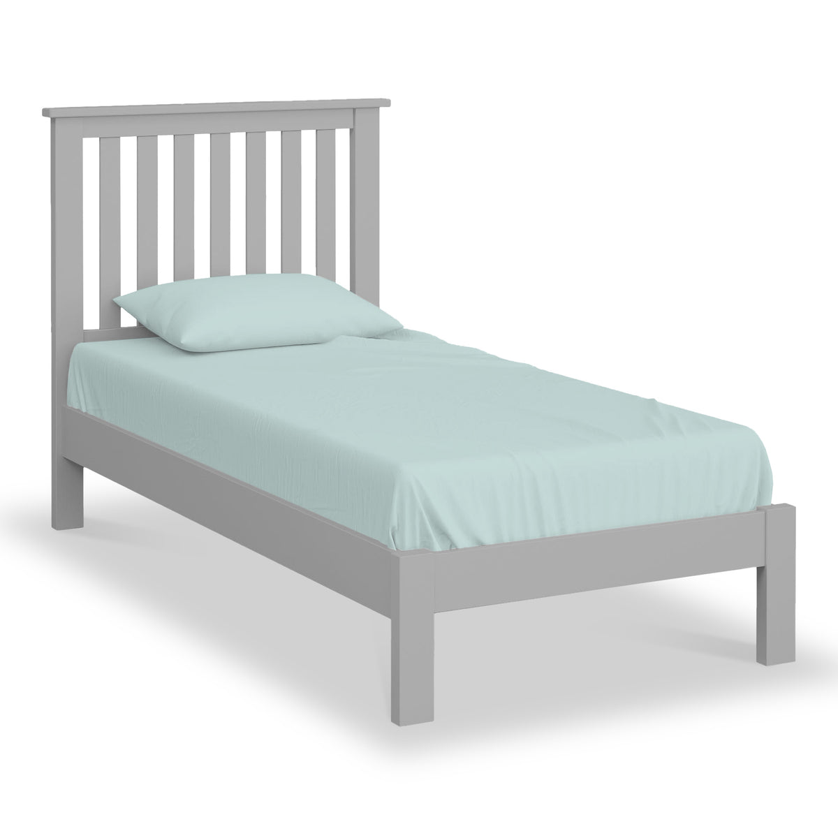 Cornish Grey Painted Bed Frame