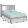 Cornish Grey Painted Bed Frame