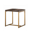 Houston Acacia Wooden Sofa Side Lamp Table 