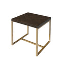 Houston Acacia Wooden Sofa Side Lamp Table 