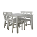 Martha Grey Dining Table and Chairs Set for 4 from Roseland Furniture