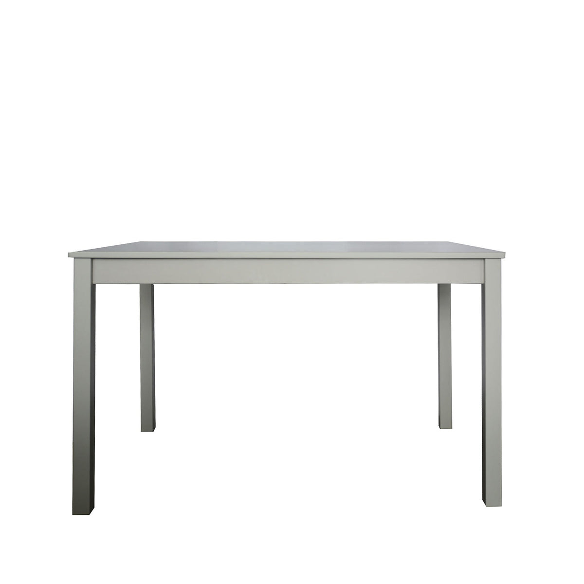 Martha Grey Dining Table and Chairs Set for 4 - 118cm Rectangular table