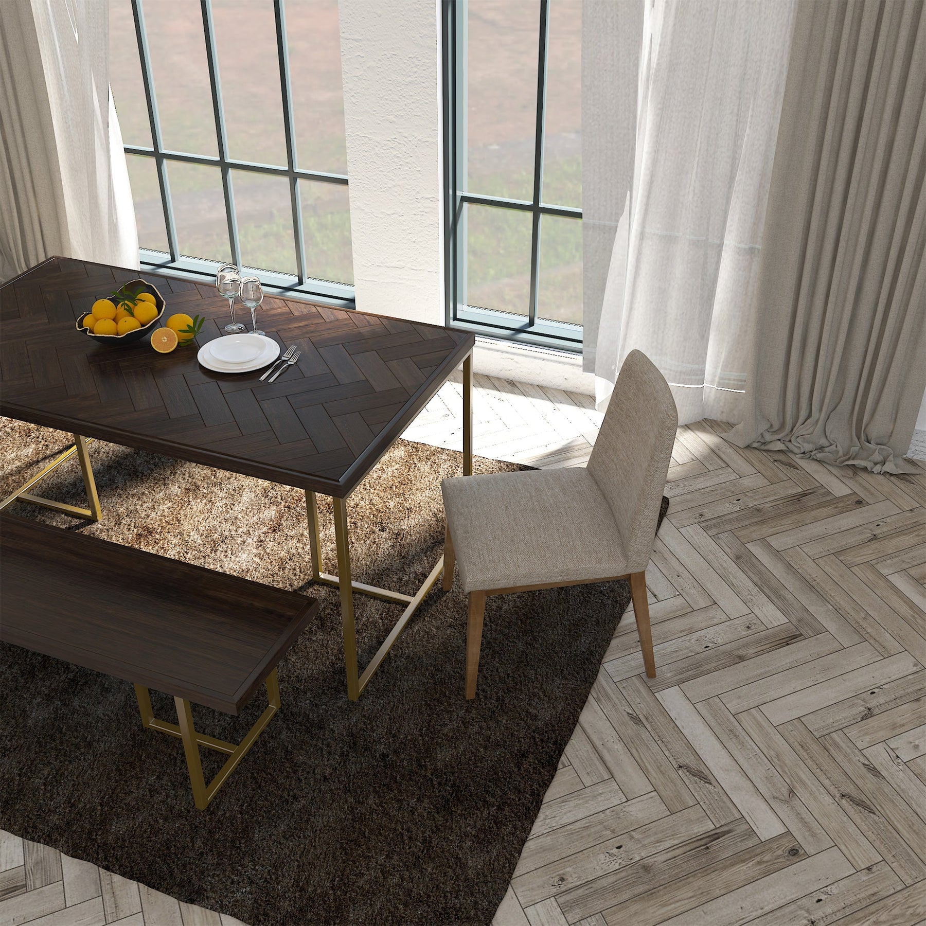 Houston Acacia Bench