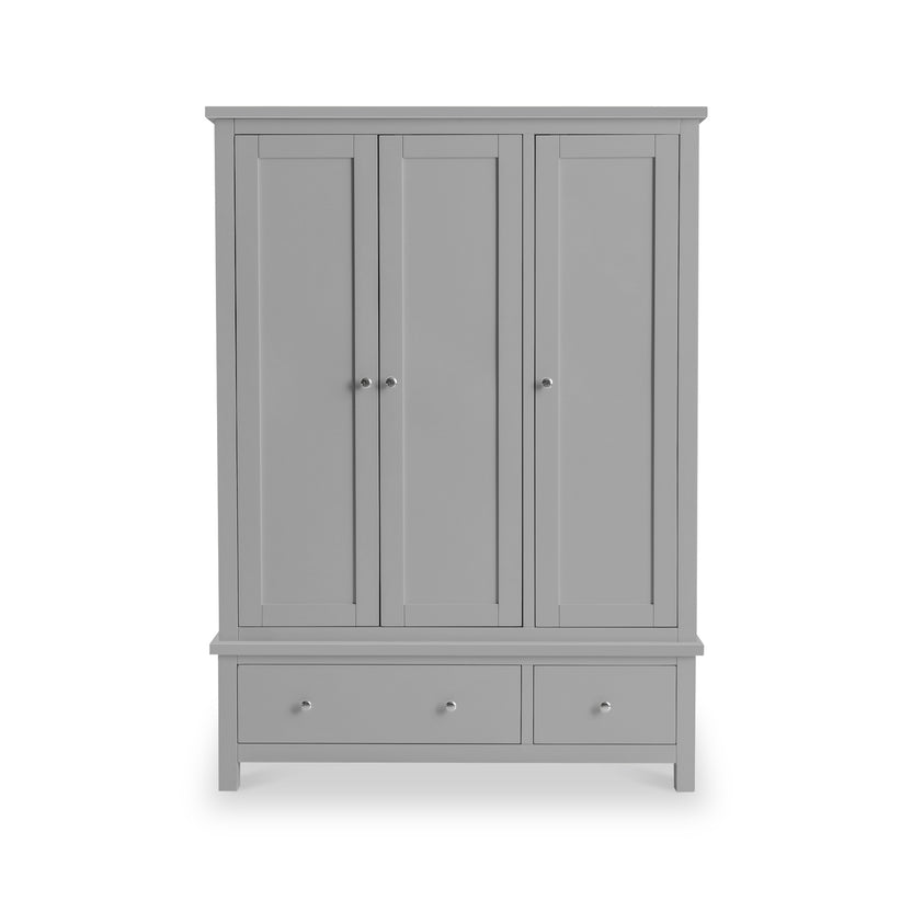Cornish Triple Wardrobe Grey, White, Black Roseland Roseland