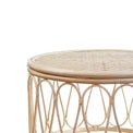 Azaki Loop Round Rattan Coffee Table