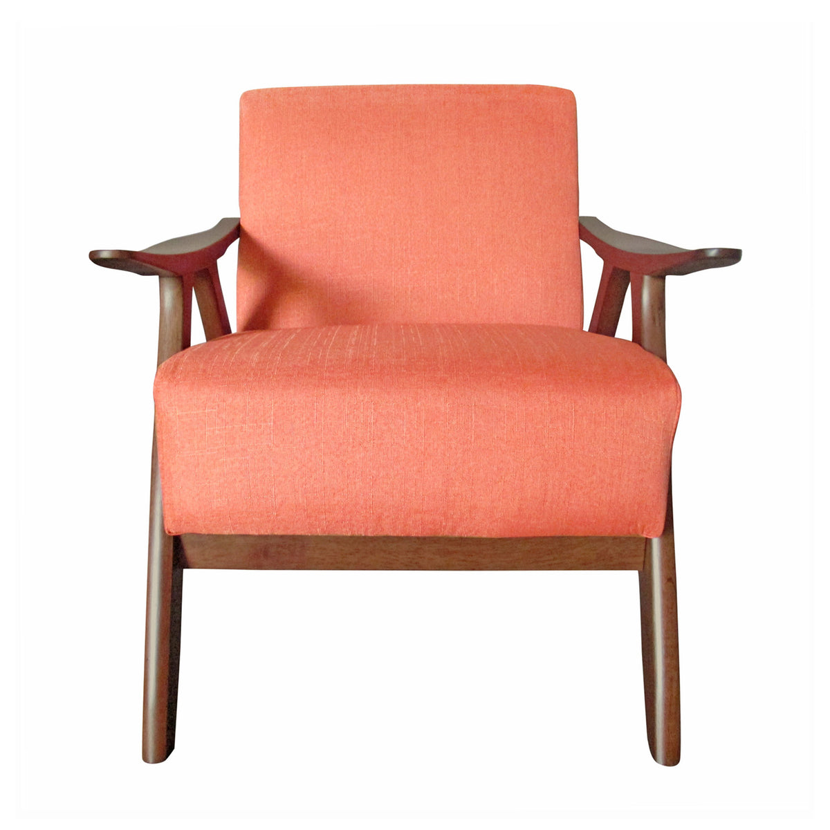 Hollis Orange Deep Padded Armchair