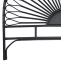 Larissa Black Double Rattan Headboard 