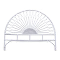 Larissa White Double Rattan Headboard from Roseland Furniture