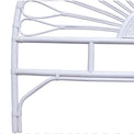 Larissa White Double Rattan Headboard 