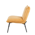 Beau Mustard Velvet Lounge Chair
